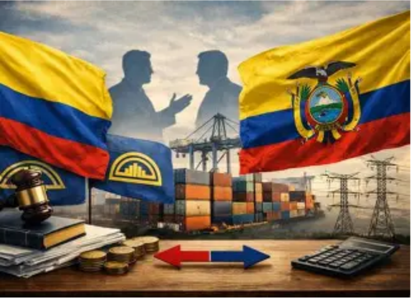 ES DESIGUAL COMERCIO ENTRE ECUADOR Y COLOMBIA